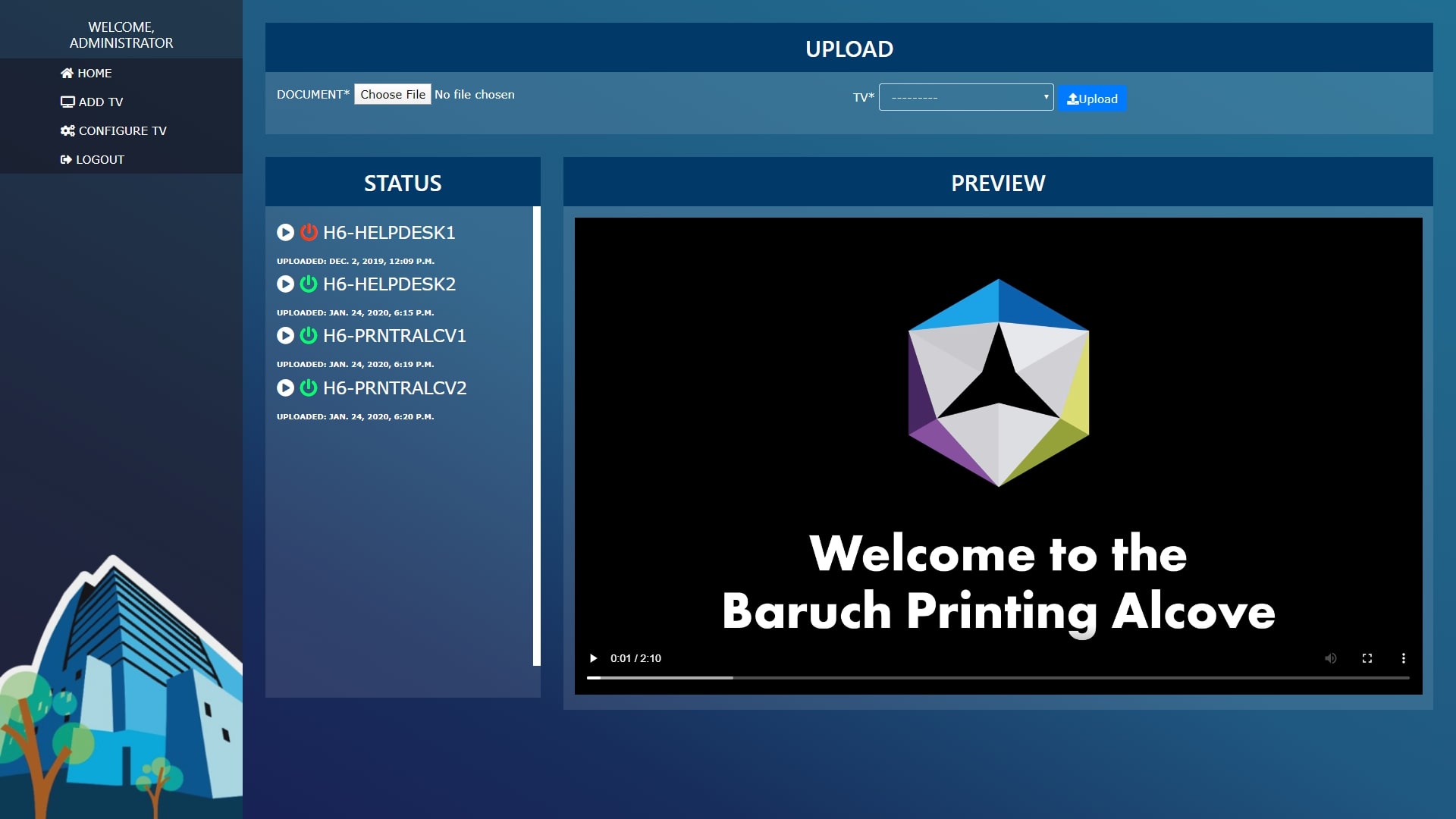 Baruch Media Management